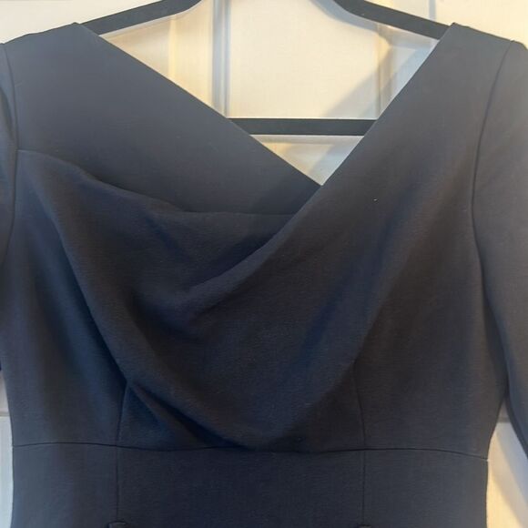 Black Halo famous Jackie O dress navy. Very versatile. - Picture 7 of 12